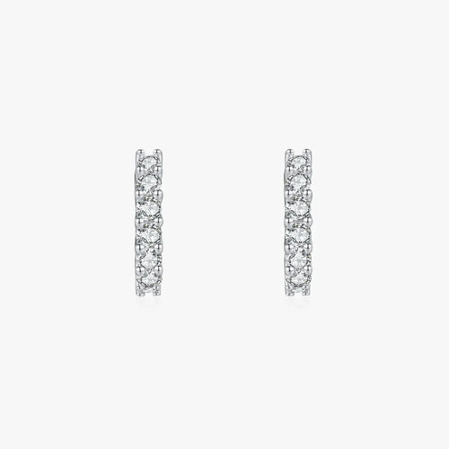 Moissanite Eternity Huggies - Cleora