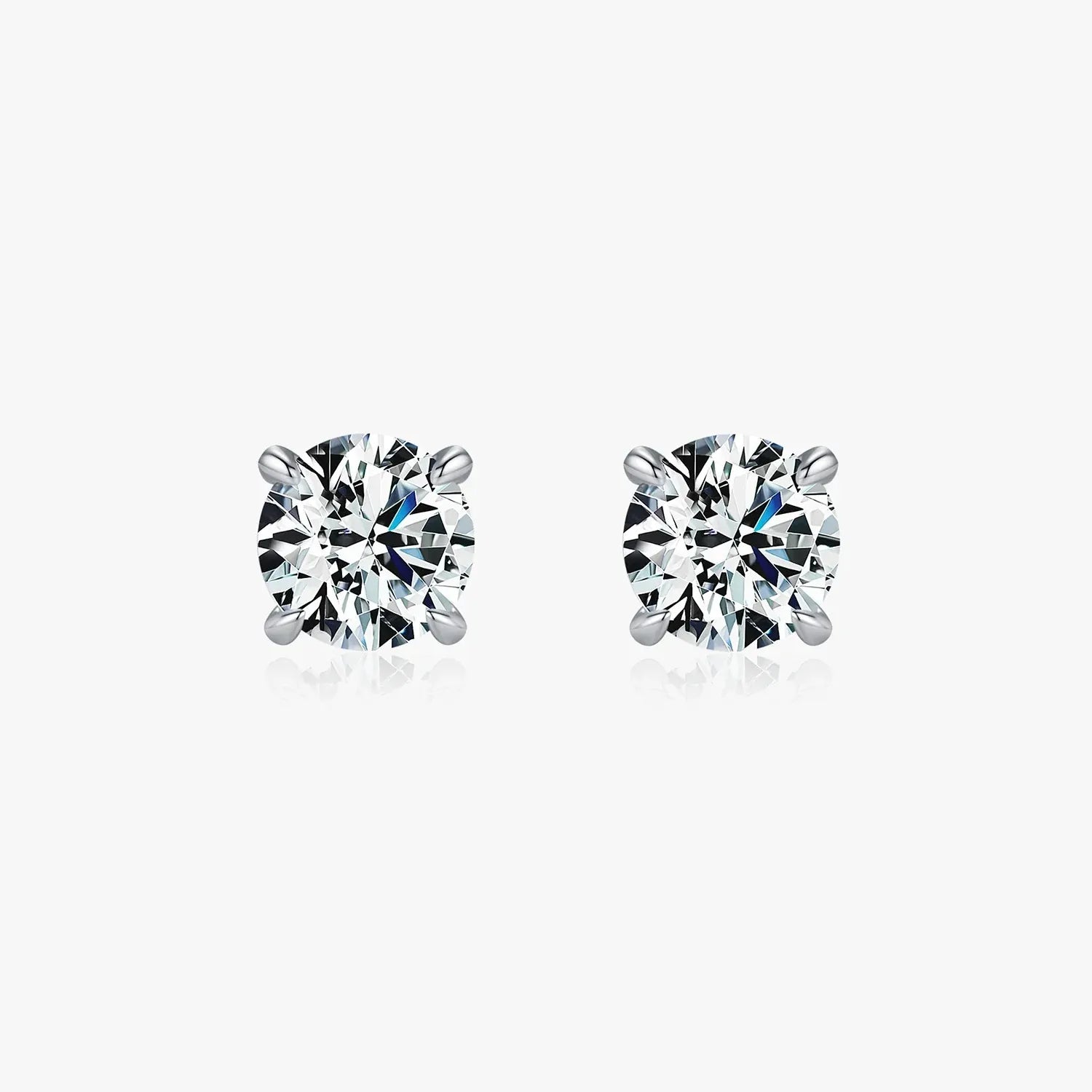 Moissanite Martini Studs - Cleora