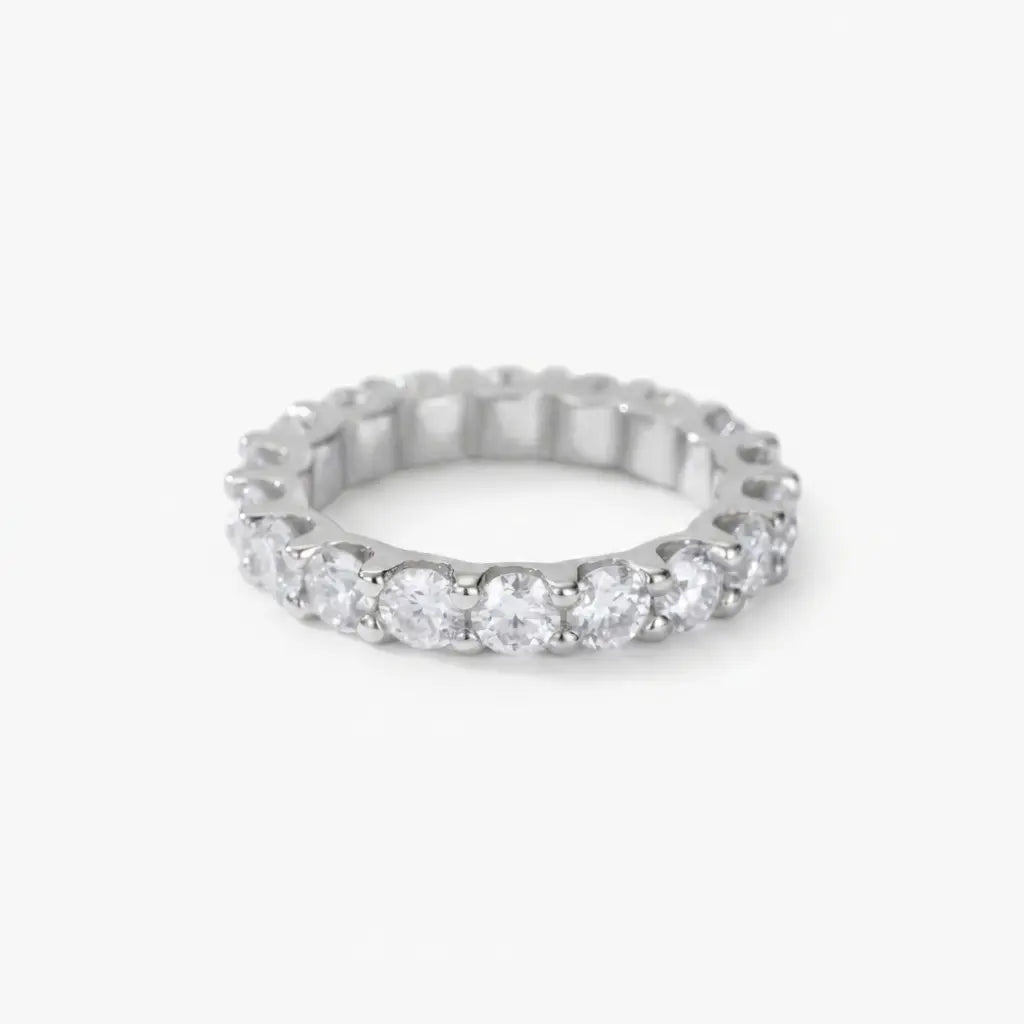 Eternity Moissanite Band - Cleora
